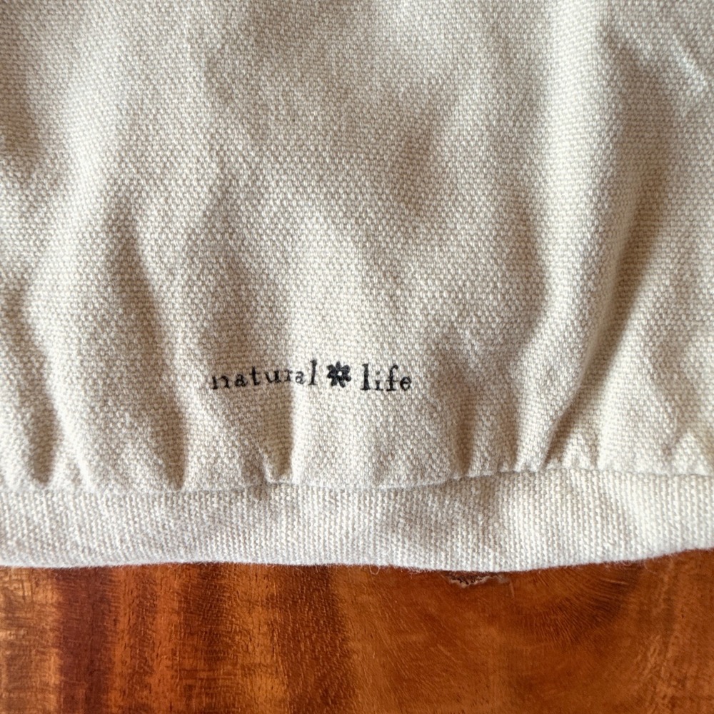 Natural Life Women's Embroidered "Stop, Smile, Breathe. Life is Beautiful" Purse - Picture 9 of 10